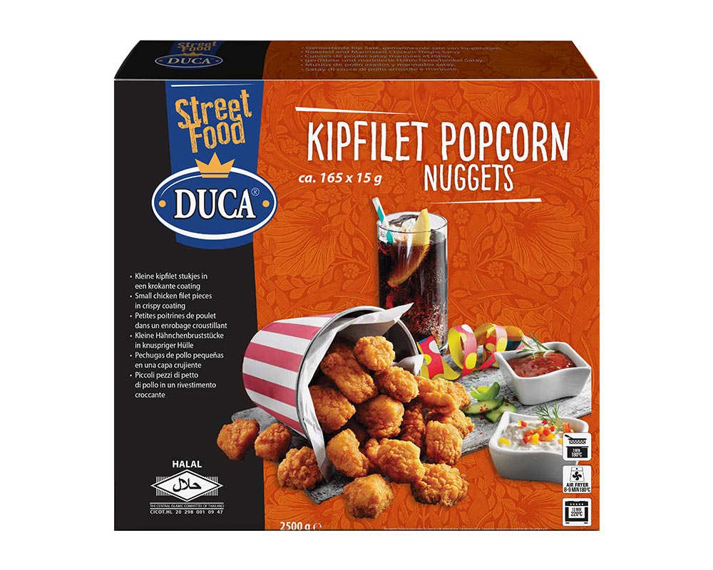 foodservice-D360738-Duca-Kipfilet-Popcorn-Nuggets-4x2500g