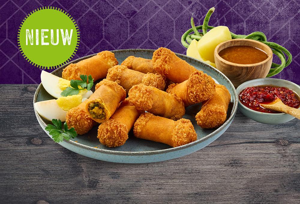 Diese köstlich würzigen Mini-Röllchen sind gefüllt mit zartem Hähnchen, knackigem Gemüse und aromatischen Garam-Masala-Gewürzen.