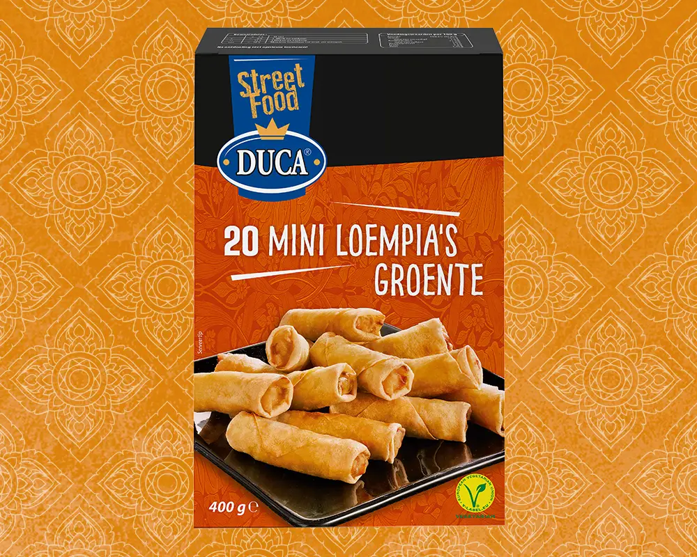 Our mini spring rolls are hand-rolled Oriental vegetable rolls, full of flavour and filled with ingredients like leek, glass noodles, and celery.