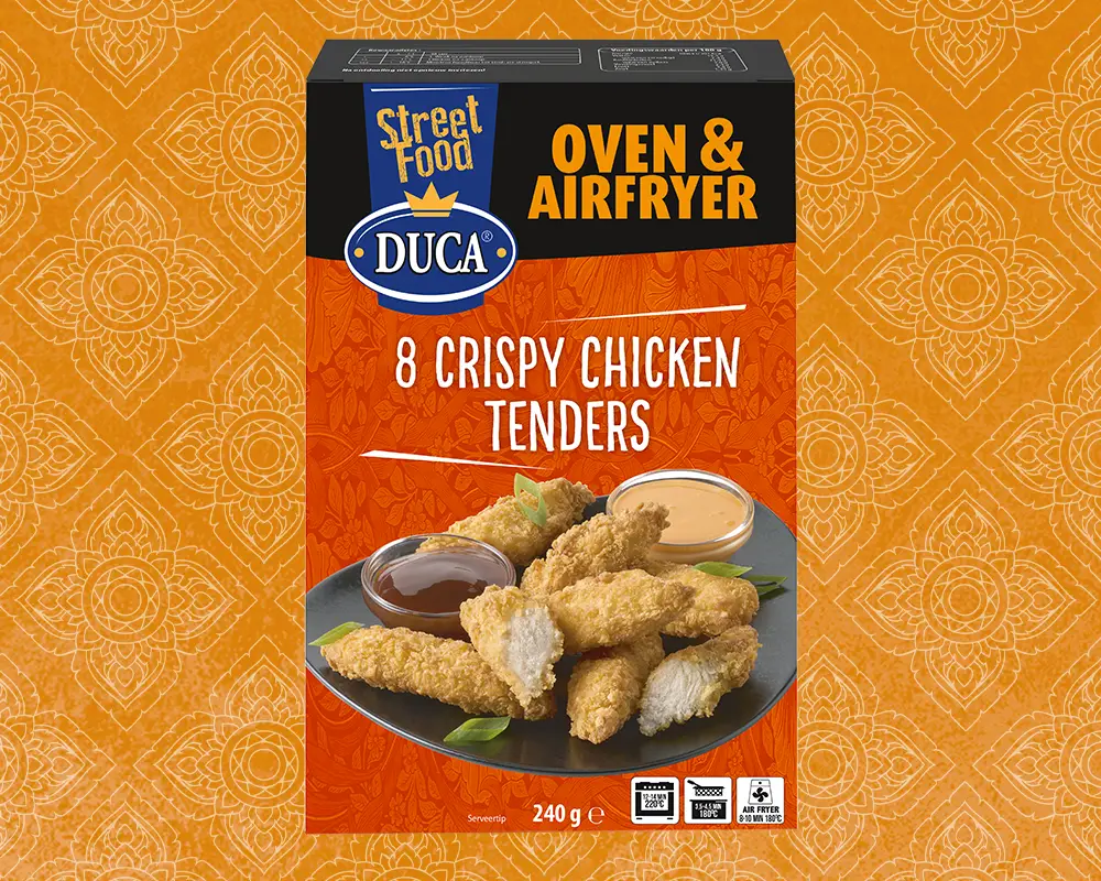 Discover our Crispy Chicken Tenders! With their mild, accessible flavour, these tenders are a guaranteed hit on any sharing platter.
