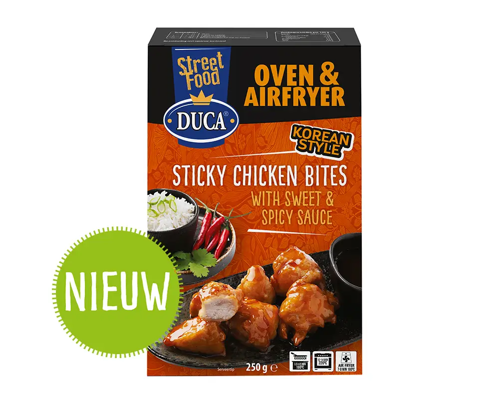 D360757 Duca Sticky Chicken Bites Sweet Spicey-nieuw