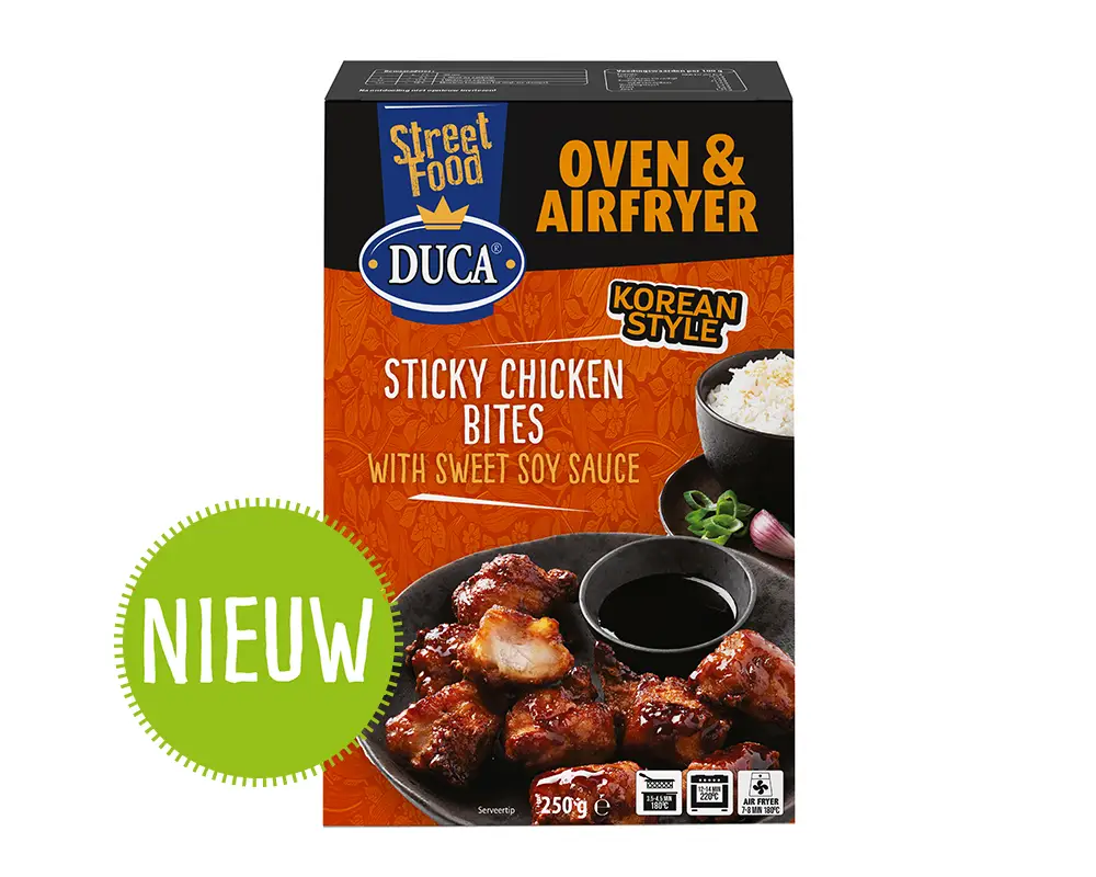 D360758 Duca Sticky Chicken Bites Sweet Soy-nieuw